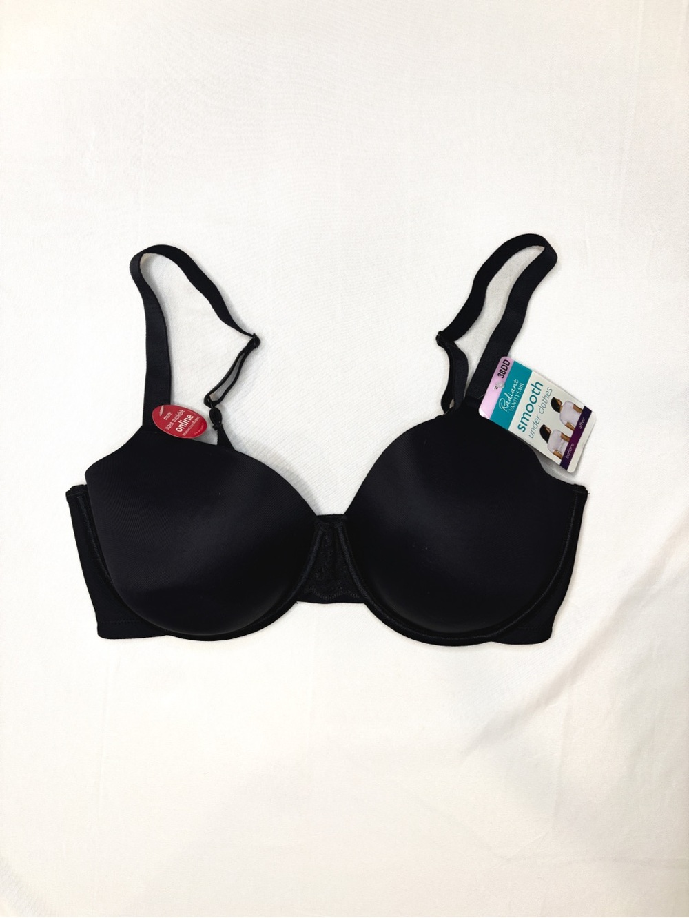 Vanity Fair Black Smooth T-Shirt Bra